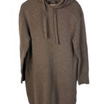 CAARA Coffee Brown Jordanna Hoodie Knit Sweater Dress M Size M Photo 1