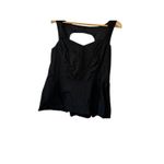 Torrid Black Sweetheart Neckline Sleeveless Peplum Top Women's 12 Photo 2