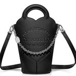 Tiffany & Co. Return to Tiffany Heart Shaped Tote Bucket Crossbody Bag Purse Photo 0