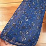 Sam Edelman Blue Smocked Bell Sleeve Blouse size M Photo 2