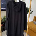 Michael Kors Black Hoodie dress with Leopard MK Logo Photo 6