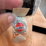 Vintage Pantagis 80s Ombre Peach Pink Bow Satin Party Prom Gown Dress Size 12 Photo 11