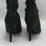 Journee Collection Markie Slouchy Boots Sz 8 Black Faux Suede Whimsygoth Witchy Photo 8