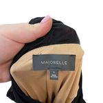 Majorelle Pandora Mini Dress Black Nude Ruched Shirred Off the Shoulder Size XL Photo 12