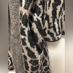 Joie  Berit Leopard Print Cardigan‎ Sweater Women’s Size Small Wool Mohair Photo 7