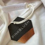 Pink Blush Maternity Paisley Shift Floral Dress Size Large 3/4 Roll Tab Sleeve Photo 8