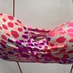 Hula Honey  Size Medium Animal Print Padded Underwire Strapless Bikini Top. New Photo 1