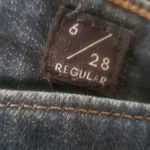 Lucky Brand Frayed Ankle Dark Wash Jeans Size 6 Photo 5
