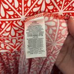 BODEN AMELIE JERSEY DRESS IN FLAME SCARLET / FLORAL MOSAIC SIZE 12 Long Red Photo 6