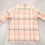 Duluth Trading Pink Flannel Plaid Lumberjack Cabin Work Adventure Shirt Large Photo 9
