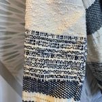 Vilagallo Blue White Striped Open Cardigan Sweater Size 40 / US 8 Pearls Tweed Photo 7