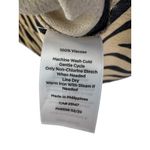 Talbots NWT  Women's Size 4 Tan Black Zebra Print V-Neck Midi Shirt‎ Dress Belted Photo 6