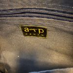 A & P DENIM MULTICOLORED BOHEMIAN TOTE ONE ZIP POCKET INSIDE CLEAN INTERIOR Blue Photo 10