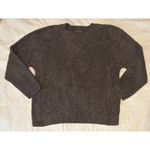 Barefoot Dreams EUC  CozyChic Lite Rib Blocked Pullover Sweater, Carbon, Sz XS Photo 2