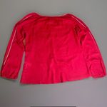 Lucky Brand  Red White Embroidered Cotton Peasant Blouse Tassel Boho Americana Photo 1