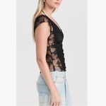 Free People NWT  Lacey In Love Cami in Black Size L Photo 9