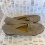 Lucky Brand NEW Caylon Suede Loafers Flats Tan 8.5 Photo 4