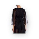 Lotus Threads new 𑁍 Lace Romper Overlay Gown Cocktail Maxi Dress 𑁍 Edgy Chic Photo 7