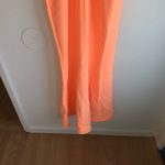 White Fox Boutique White Fox Cannes Cut-Out Halter Gown Size S Peach Orange hoco homecoming Photo 6