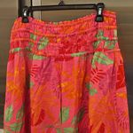 Skies Are Blue 💕💕 Tropical Print Skirt ~ Pretty In Pink Large L NWT Photo 6