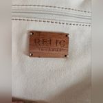 Relic  Floral Beige Handbag with Tan Leather Trim (11in x 8.5in x 4in) Photo 2