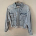 AGOLDE  NYX Denim Shirt Jacket XS Realm Light Wash Jeans Photo 2
