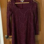 Charlotte Russe  Size Small Women's Teen Burgundy Dress Photo 0