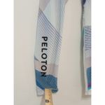 Peloton Women's Leggings High-Waist Geo White Blue Sails Geometric Size XL Photo 6