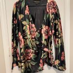 Donna Ricco  Floral Tie Blouse Size 16 Photo 0