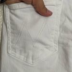 Mother superior denim the hustler ankle fray White Distressed Jeans size 26 Photo 7
