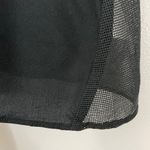 Aritzia New  Azure Skies Sheer Mesh Back Camisole Arago Tank Top Black Photo 7