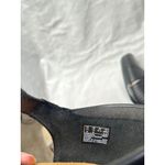 Clarks Emily Rae Black Leather Mary Jane Block Heel Shoes Size 10W Photo 4