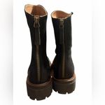 Paul Green $500 NEW NOBU ZIP-UP BOOT BLACK NUBUCK SLOUCHY PLATFORM 8.5 (TC19) Photo 4