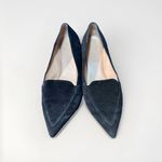 M. GEMI The Gia Designer Luxury Point Suede Loafers Size 38 US 7.5 $245 Black Photo 1