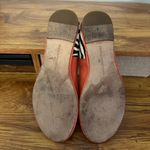 Diane Von Furstenberg  Ballet Flat Women Size 8 Orange Leather Zebra Calf Hair Photo 4