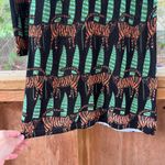 Pepaloves Women's Tiger Print Long Sleeve Mini Dress Size XS Black Photo 3