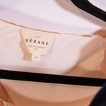 Sezane Julietta Chiffon Accordion Pleated Zebra Animal Print Pattern Maxi Dress Photo 1