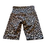 Onzie  Leopard Print High Rise Long Bike Shorts Photo 6