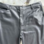 Princess Polly  Dempsey Faux Leather High Waisted Pants in Black - Size 12 NWT Photo 8