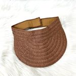 Torrid Packable Brown Woven Sun Visor Size M/L Photo 1