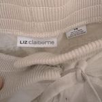 Liz Claiborne  Linen Blend Capri Pants in Light Khaki Photo 7