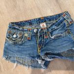 True Religion  low rise Joey raw hem shorts Photo 0