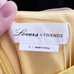 Lovers + Friends NWT  Teddy Mini Dress in Lemon Photo 7