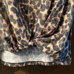Leopard print tank top. Size medium. Tie at bottom. Photo 2