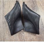 Seychelles  Perfect Match Black Suede Leather Mule Wedges Heels Shoes 7 Photo 7