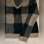 Lucky Brand  Checkered Wool Winter Long Sleeve Sweater Womens Size Medium Photo 3