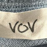 VOV Women’s Sample Knit Pullover Cut Out Back Sweater Blue Photo 8