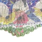 Rain Couture Boho Tunic Top Womens Pastel Floral Crochet Multicolor Sz S… Blue Photo 9