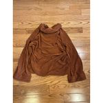 White Birch Womens One Button Slouchy Oversized Cardigan Sweater Lagenlook Large Orange Photo 3