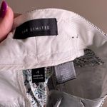 The Limited  Blue and White Shorts with Bohemian Embroidery Photo 5